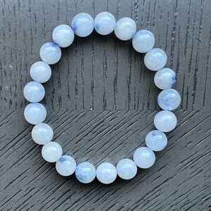( ONE )Dumortierite bracelet 9mm SIZE 6.5’